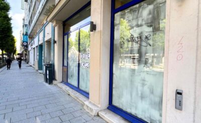 Fond/mur commercial Rennes - réf 35056-L13